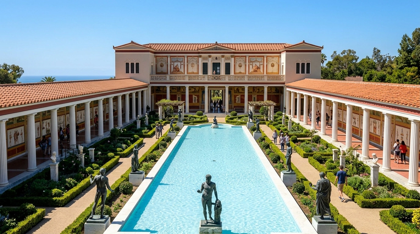 Getty Villa, Menyusuri Seni Klasik dalam Nuansa Romawi